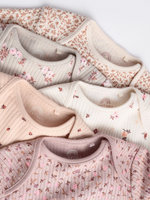 Боди с длинным рукавом для малышей Next K79-555, 5 шт., Молочный, Бежевый