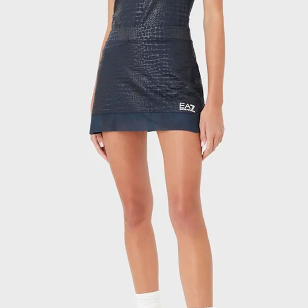 Женская теннисная юбка EA7 Skirt Women - Dark Blue