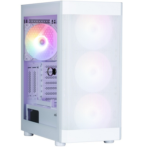 Корпус Midi-Tower Zalman i4 TG White, RGB-подсветка, ATX, белый