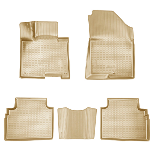 Ковры в салон Norplast/Unidec для Kia Sportage в кузове NQ5 (2022-), Бежевый, арт.NPA11-C43-530-B