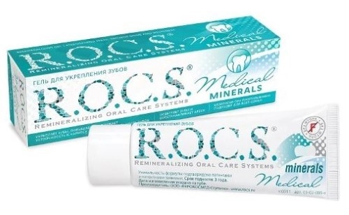 Гель укрепляющий для зубов ROCS Medical Minerals 45 г