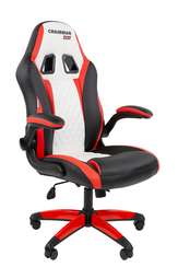 Офисное кресло Chairman Game 15 Россия экокожа черный/красный/белый