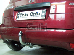 Фаркоп оцинкованный Galia H043A для Hyundai Matrix 2001-2008(паспорт и сертификат в комплекте)(без электрики)
