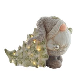 GAEM Фигурка декоративная "Гном" (подсветка, 3хААА, н/п), L40 W19 H30 см, 2в.