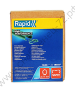 RAPID FP222, зеленые, VR22 5-11 мм, 1600 шт, Кольцевые профессиональные стальные скобы (40108811)