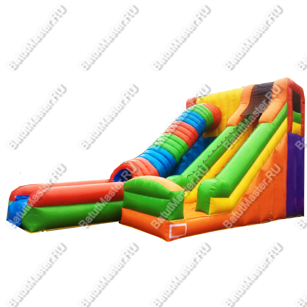 Надувная водная горка для бассейна «Красочный спуск» 12*6*6 м