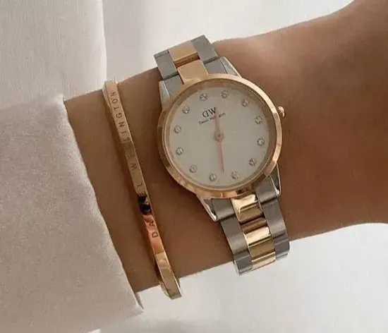 Наручные часы с браслетом Daniel Wellington (часы DW00100358 + браслет DW00400001)