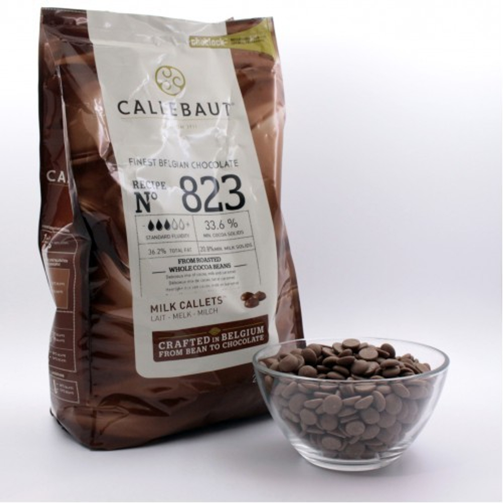 Шоколад молочный Callebaut 33,6%, 2,5 кг