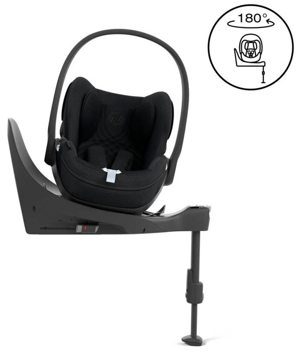 Коляска Cybex Balios S Lux TPE complete Cloud T Sepia Black Plus Base T 4 в 1 Stormy Blue с дождевиками