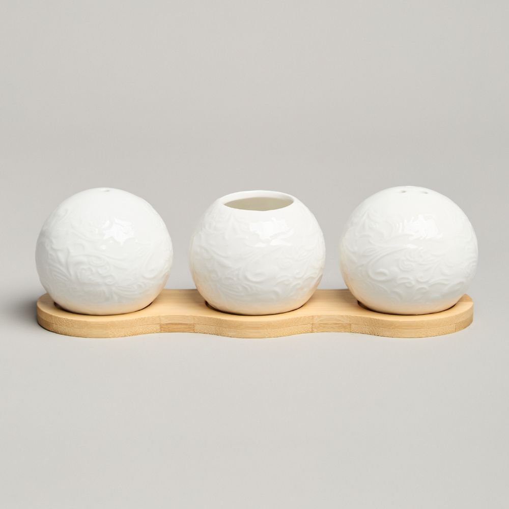 НАБОР ДЛЯ СПЕЦИЙ LEFARD "MUSE" 3 ПР. НА ДЕР.ПОДСТАВКЕ 20*6*6 СМ