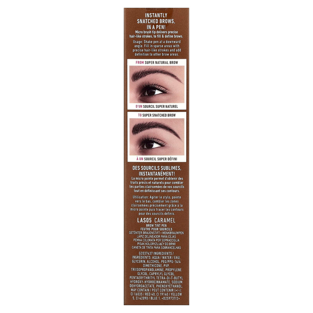 NYX Professional Makeup, Поднимите и бросьте! краска для бровей, оттенок карамель, 1 мл (0,03 жидк. унции)