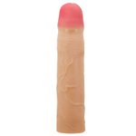Телесная насадка на пенис Kylian - 20,5 см. (Цвет: телесный)