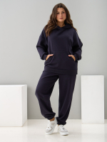 Костюм с брюками КБис-091/антрацит-п