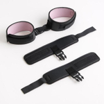 Черно-розовый эротический набор из 7 предметов (Цвет: черный с розовым)