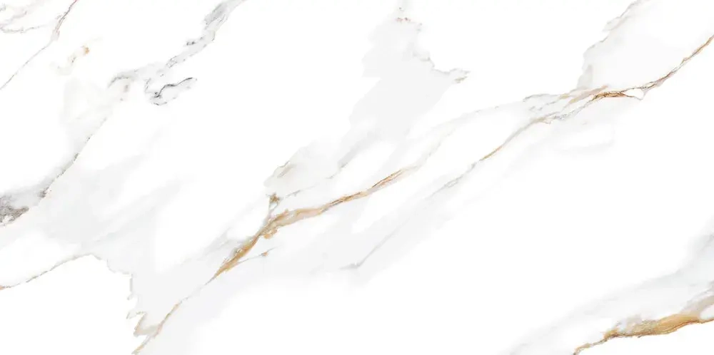 Настенная плитка ALMA Ceramica TWU09DKT004 Dakota 50x24.9 белая глянцевая под мрамор