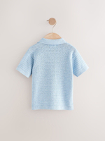 Кардиган с коротким рукавом для мальчика Next E27-761, Голубой