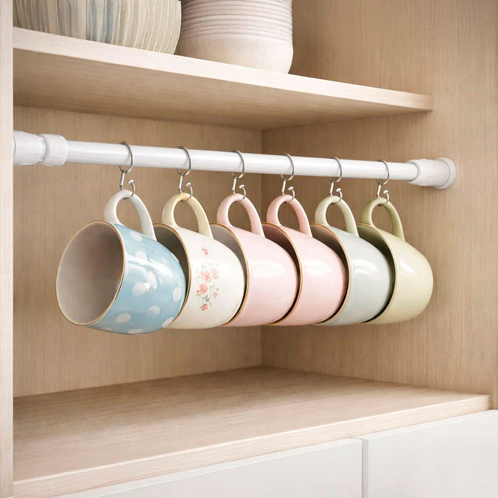 Карниз универсальный 40-70см телескопю (2шт)13мм