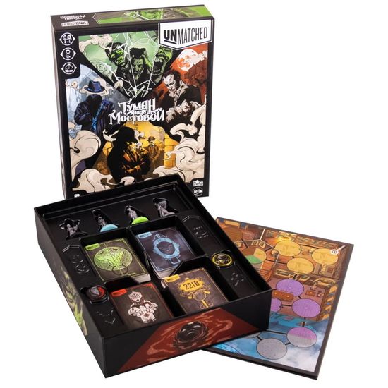 Настольная игра Unmatched. Туман над мостовой