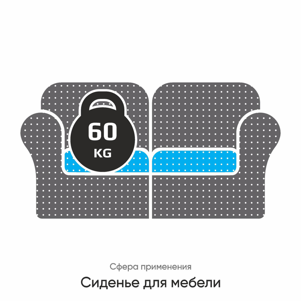 Поролон HS 3030, 200x100x3 см