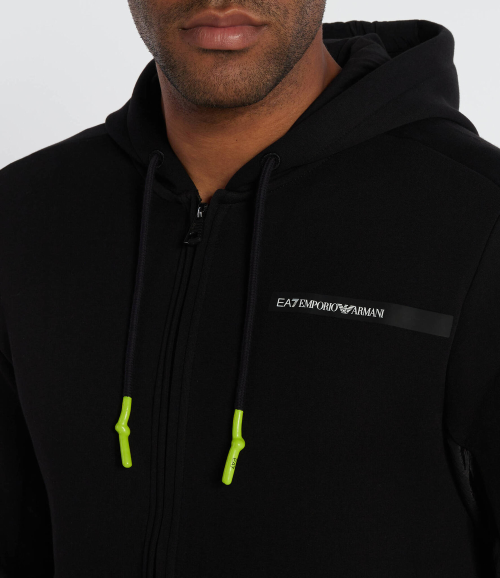 Худи EA7 - черный(3DPM19 PJUXZ)