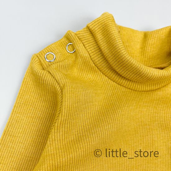 Боди-водолазка Горчица