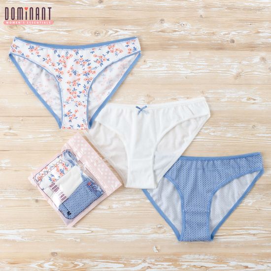 Трусики женские DOMINANT 35000-63, BIKINI, 3 шт. в уп.