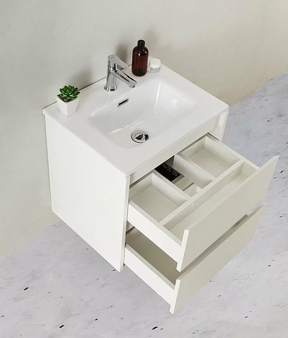 Тумба с раковиной BelBagno KRAFT 39-2C SO 50 Cemento Grigio