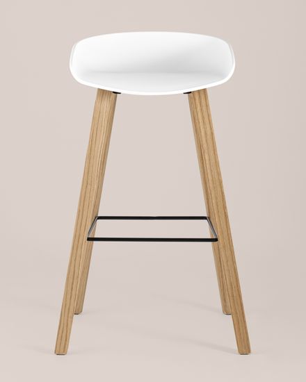 Стул барный LIBRA БЕЛЫЙ 2 шт