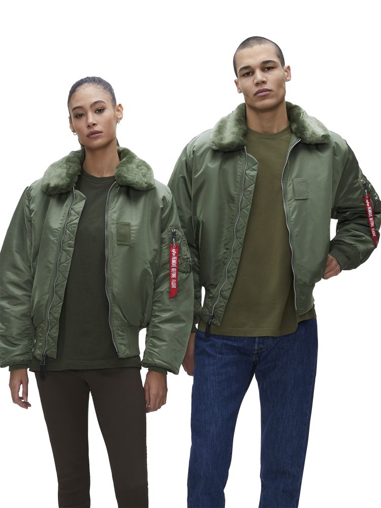 Куртка Alpha Industries B-15 Sage Green (Зеленая)