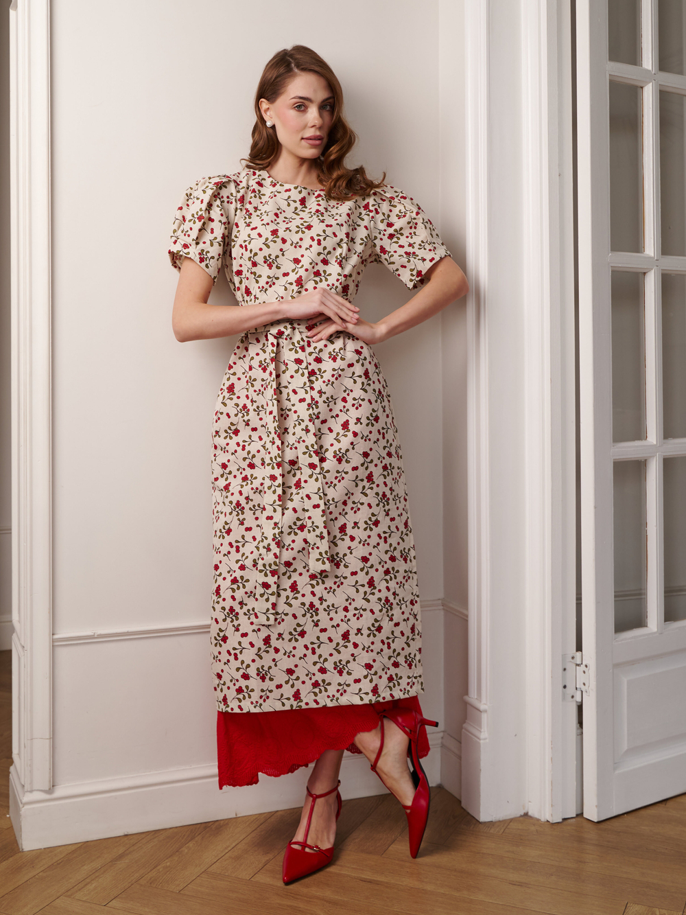 Платье с рукавом длинное