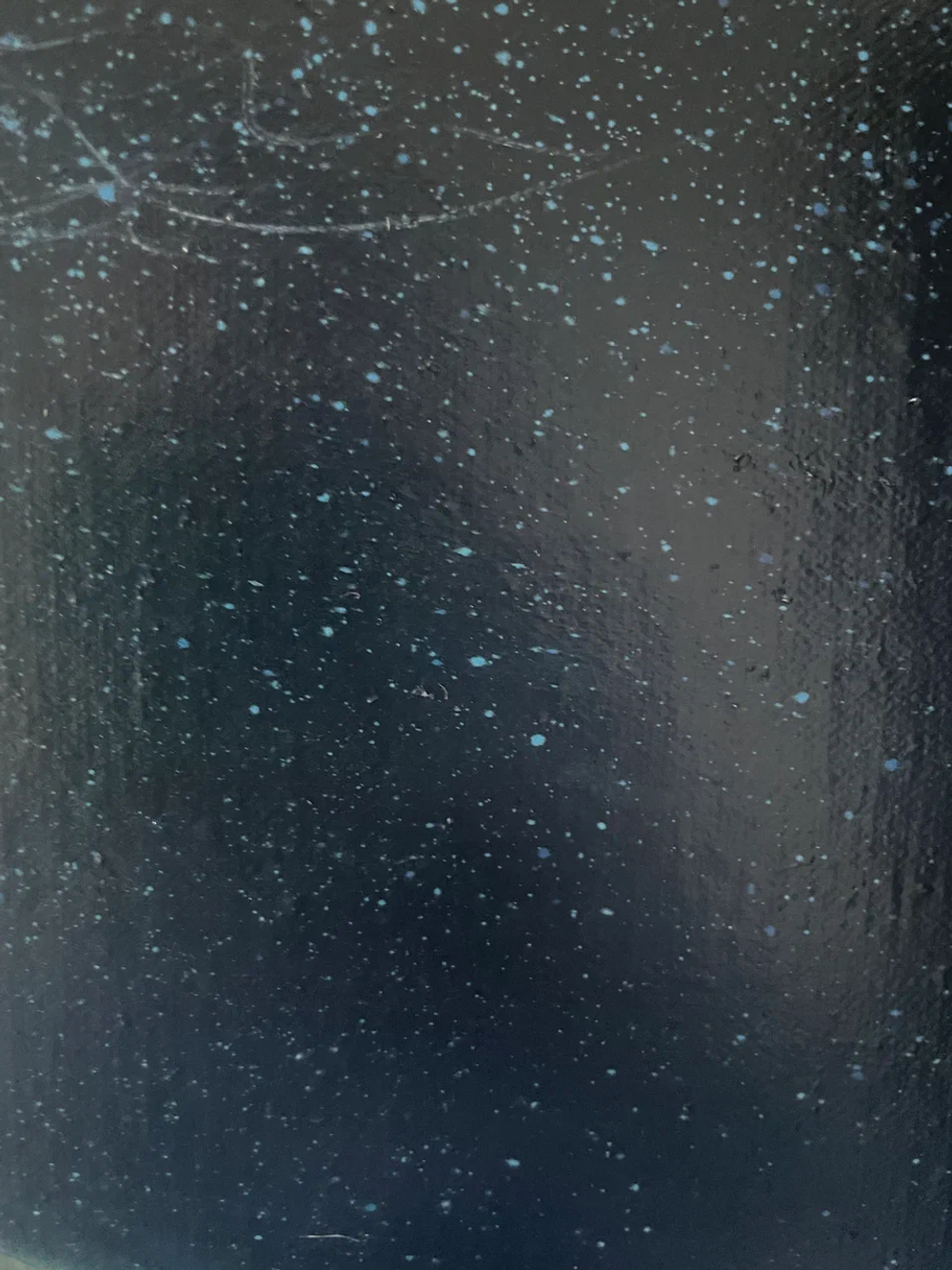 Картина маслом на холсте "Лунная паутинка" 80х60 см. Деревянный подрамник. Художник Наталия Осадчук