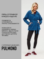 Куртка ветровка удлиненная с капюшоном весенняя