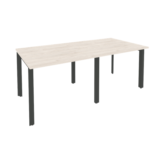 Onix Стол переговорный O.MP-PRG-2.1 Денвер Светлый/Металл Антрацит 1960*980*750