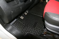 Коврики Standard, в салон FIAT Ducato, 2012-  2 шт. (полиуретан, чёрные) Element.NLC.15.28.210