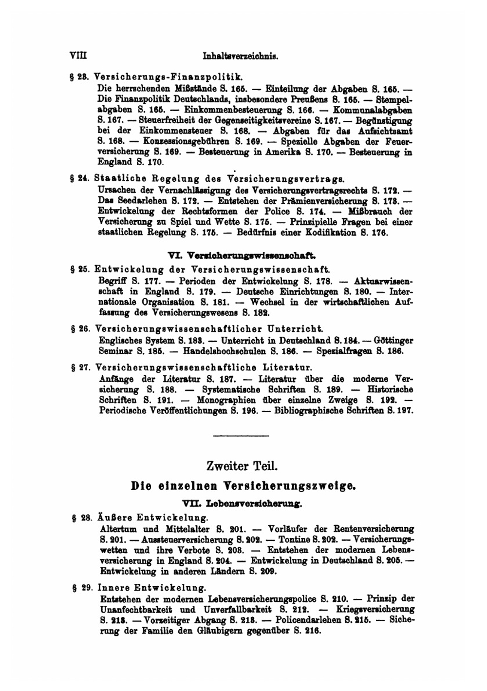 Versicherungswesen | Alfred Manes