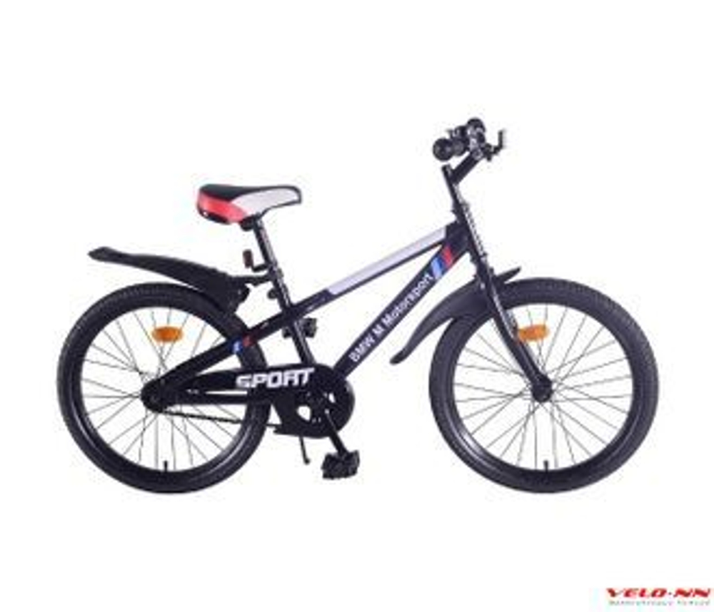 Велосипед 20" BMW, V-тип,  черный