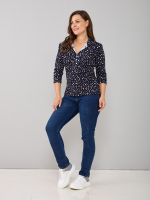 Блузка БЛ-015/синийгорох