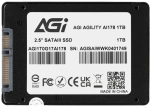 Твердотельный накопитель AGI, AI178, 1000Gb, R535Mb/s, W465Mb/s, TLC, 7mm, SATA, AGI1T0G17AI178-CB, Retail