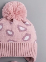 Шапка для девочки на завязках на осень