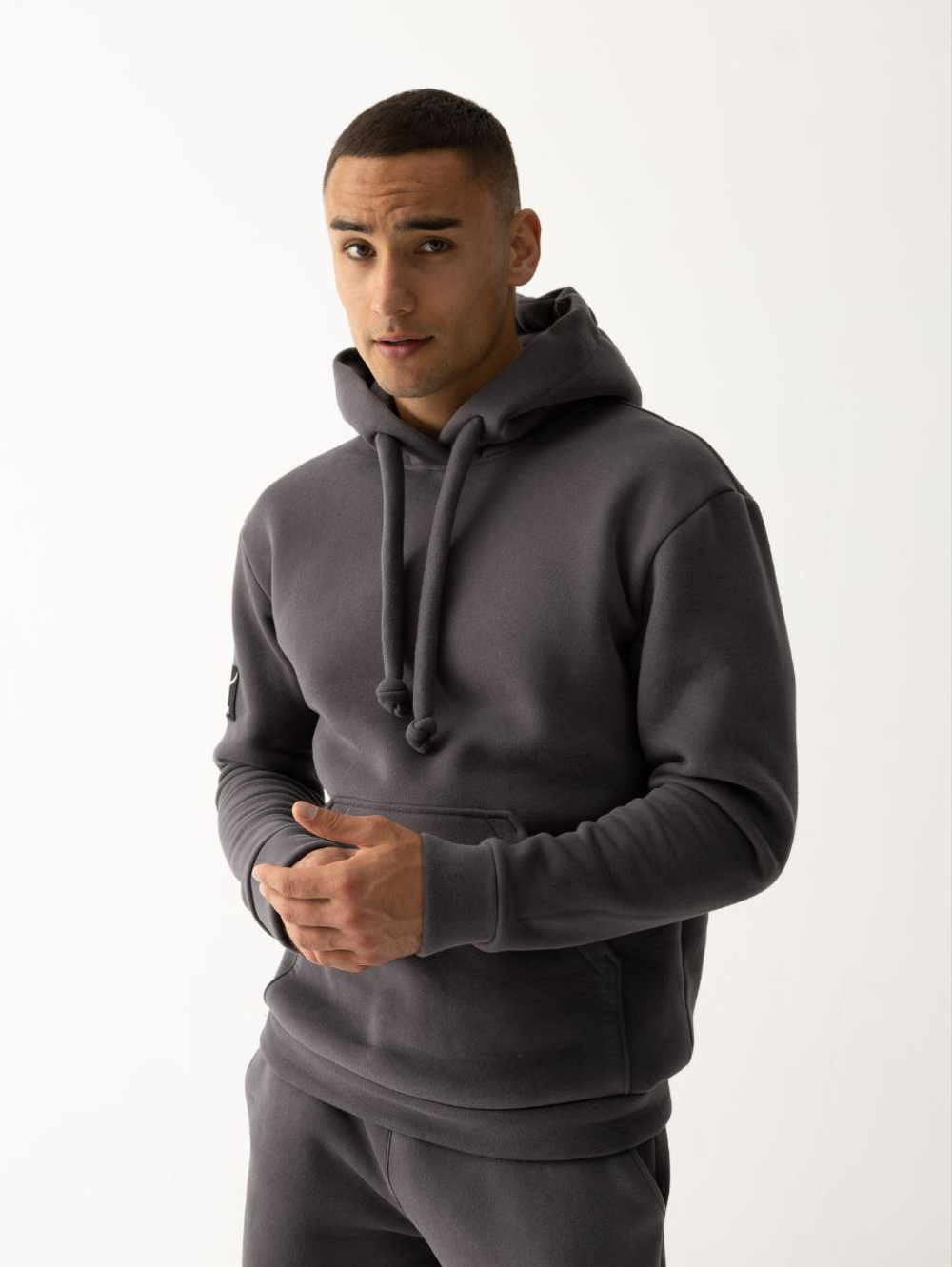 Худи теплое. Графит