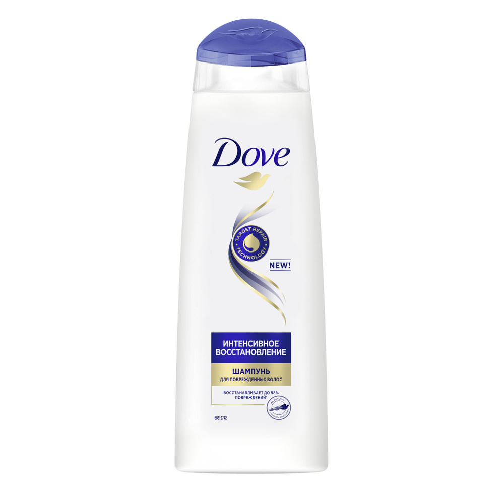 Dove 250мл. шампунь Интенсивное восстановление восст.,пит. д/повр.волос