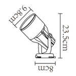 Трековые светильники однофазные ip20 LYRA E27, D=100мм, 220В, 40Вт
