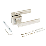 Ручка дверная Аллюр, КОЛОМБО SN (2380), 00011445, мат никель