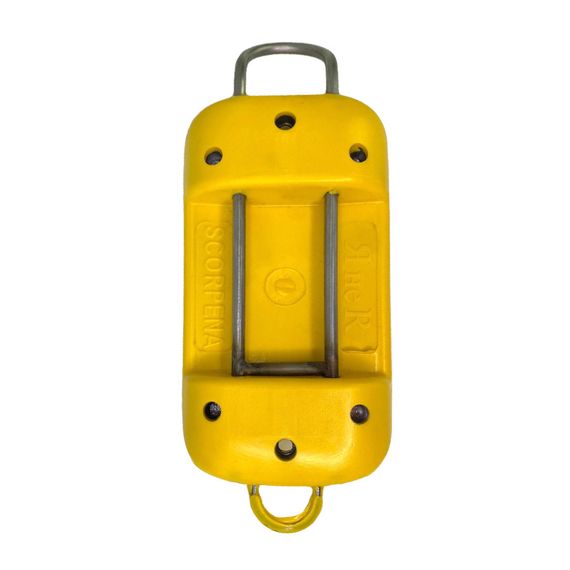 Груз/якорь Scorpena полумягкий 1.1 кг быстросъёмный с замком желтый