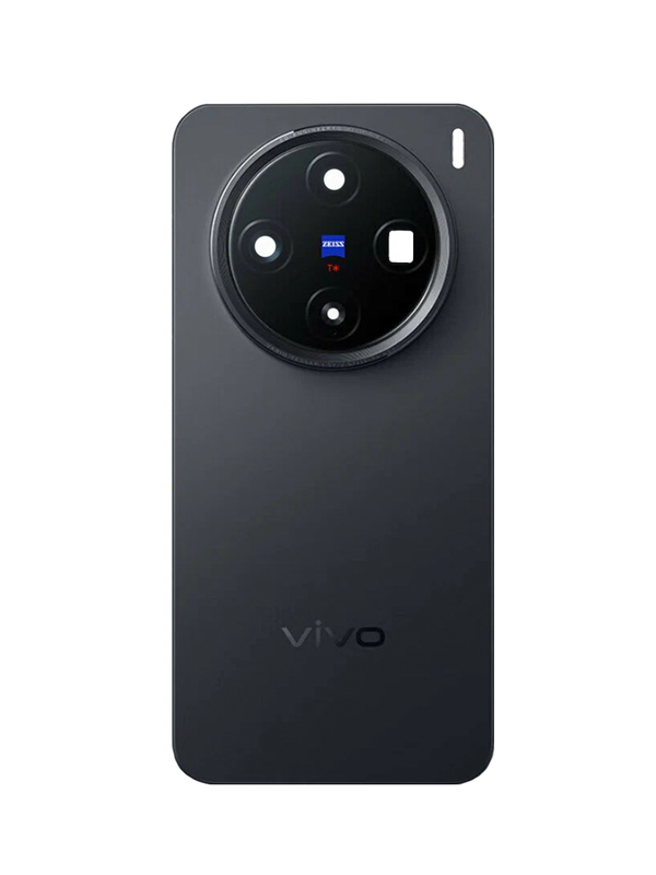 Задняя крышка для Vivo X200 Pro mini черная (Black) со стеклом камеры