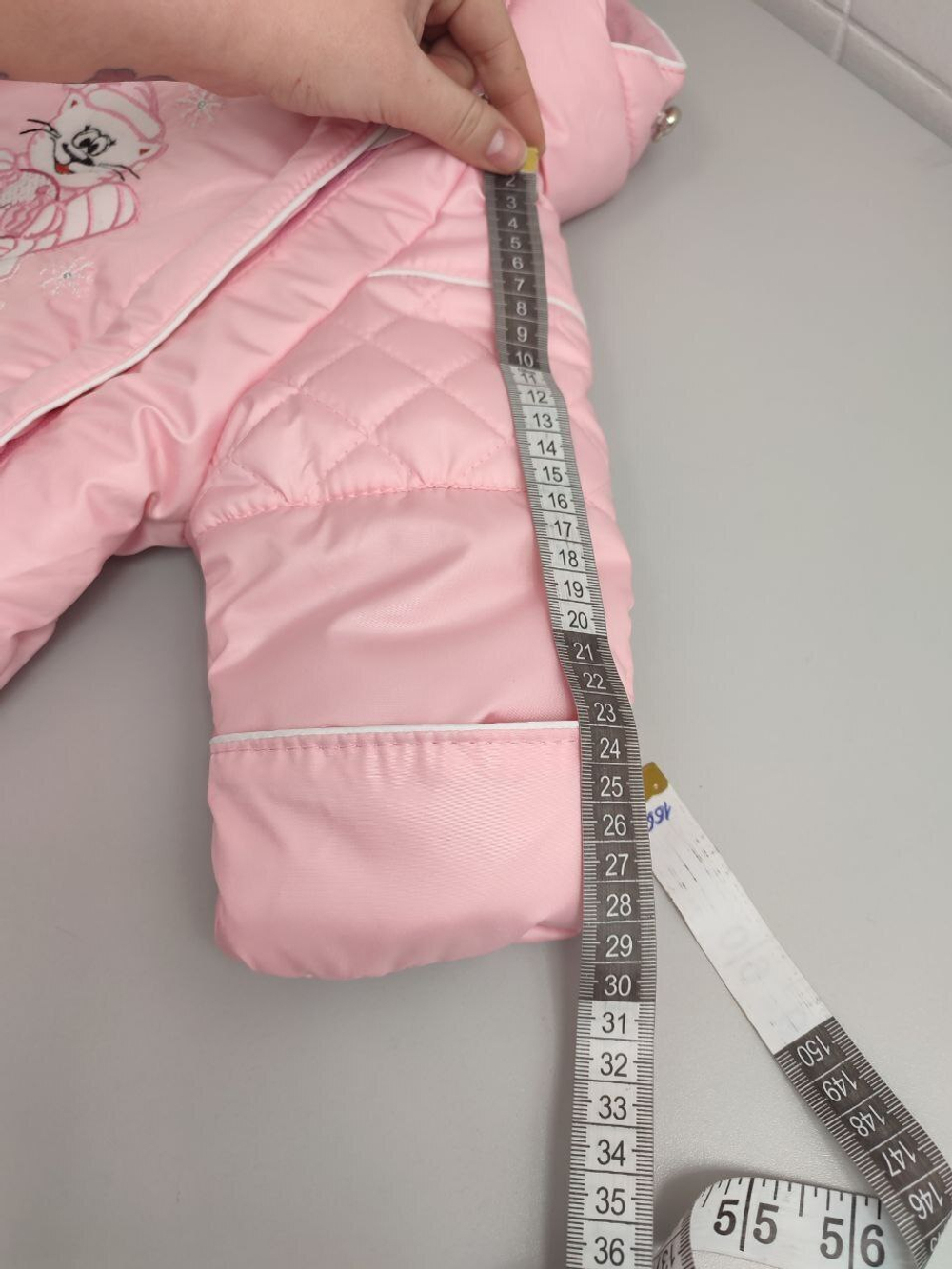 Комбинезон-конверт Rusland на овчине на 9-12 месяцев