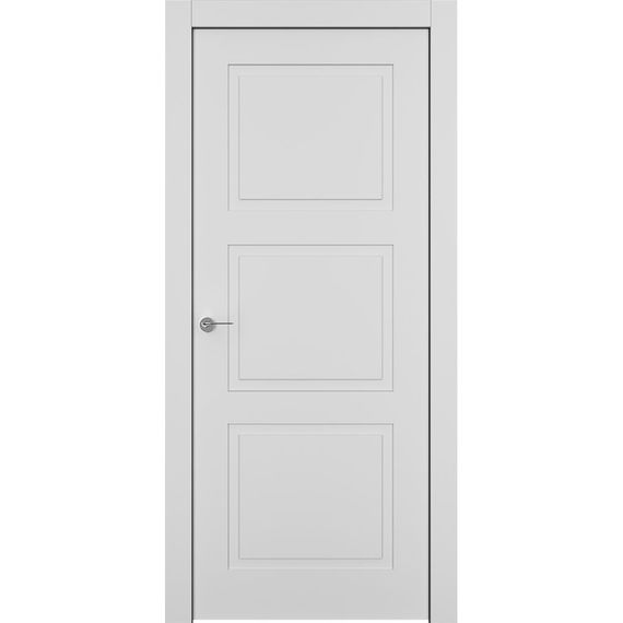 Фото звукоизоляционной двери Классика-33 белая эмаль 42 дб