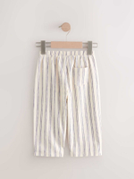 Брюки широкие для девочки Next E51-664, Кремовый