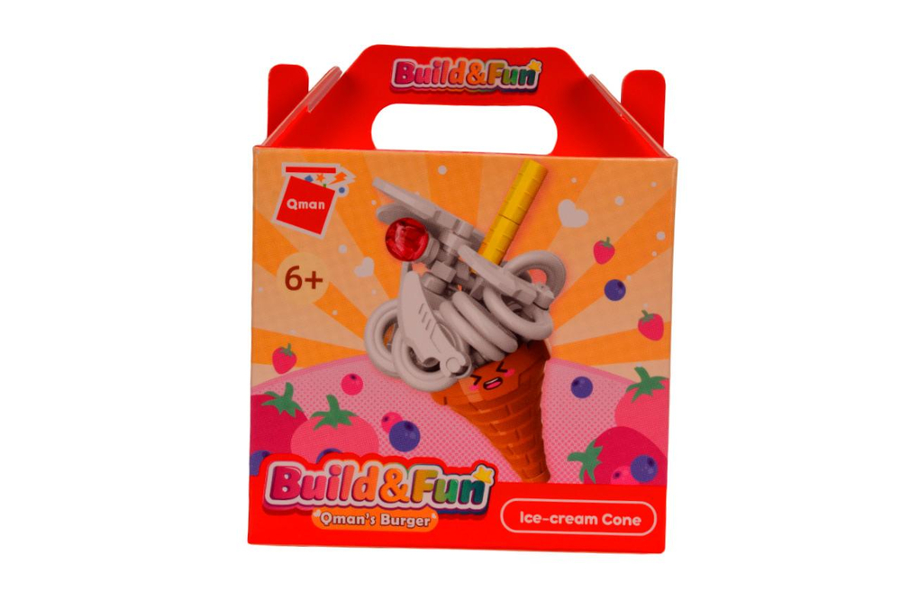 Конструктор блочный Брик Еда в ассорт., коробка 35013