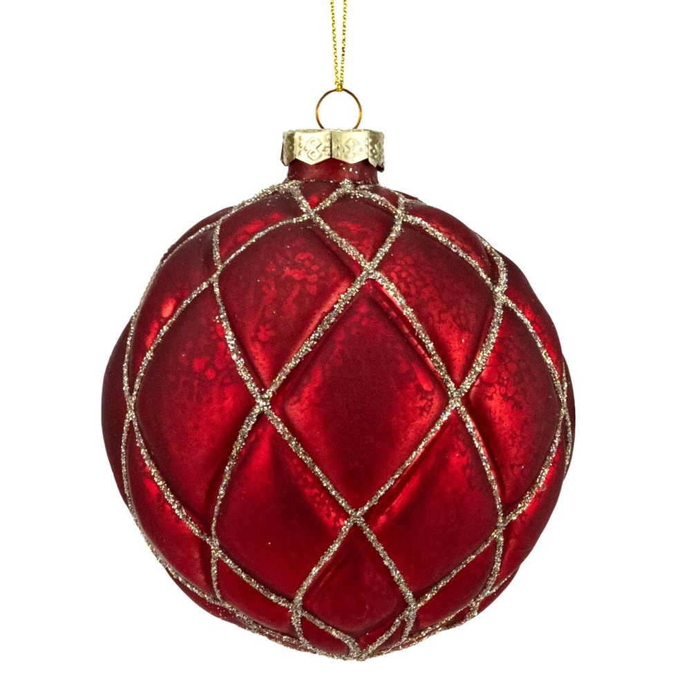 Шар красный 10см SH42942-10